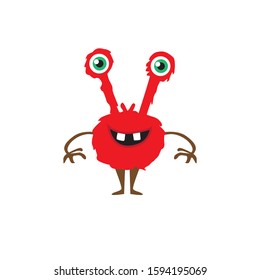 cute monster vector no lineart