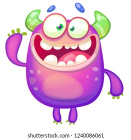 Cute Monster Waving