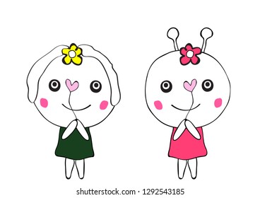 cute monster for your design , print  cartoon vector eps.10