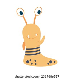 Cute monsters character illustration. Funny monster cartoon design illustration design for logo and print product