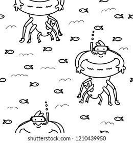 	
Cute monsters. Funny cartoon monster seamless pattern. Hand drawn vector doodle design for girls, boys, kids. Hand drawn children's pattern for fashion clothes, shirt, fabric