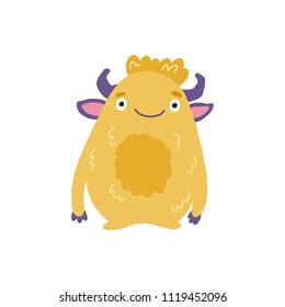 Cute monsters hand drawn cartoon poster. Vector Illustration design for cards, posters, t-shirts, invitations, baby shower, birthday, room decor.
