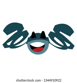 cute monsters on with white backgrounds