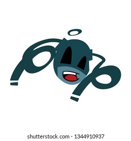 cute monsters on with white backgrounds