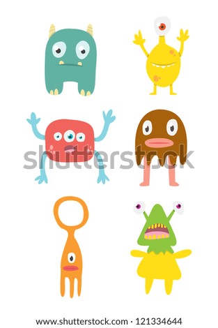 Cute Monsters Set #2