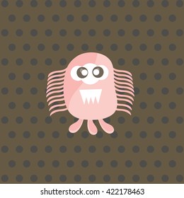 Cute monsters vector design illustration.