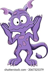 cute monsters vector of illustration