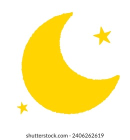 It's a cute moon clip art.