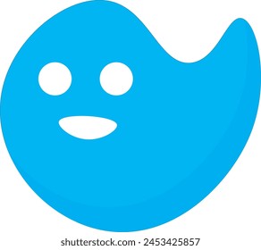 cute moon vector for education