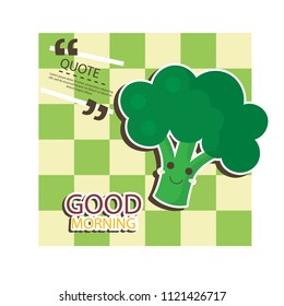 Cute Morning Broccoli
