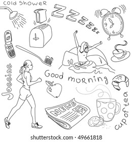 Cute morning doodles