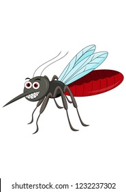 Cute mosquito cartoon