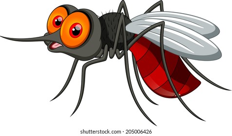 Cute Mosquito Cartoon