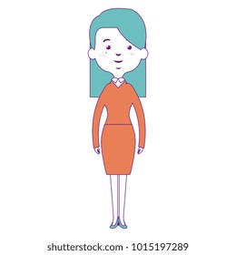 cute mother avatar character