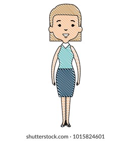 cute mother avatar character