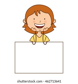 cute mother character icon vector illustration graphic