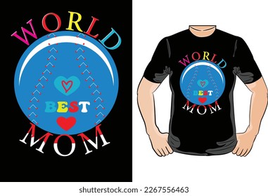 cute mothers day card with heart t shirt design
