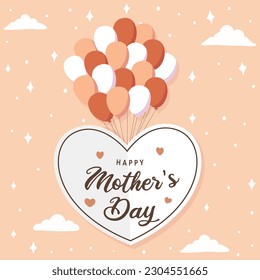 cute Mother's day vector illustration