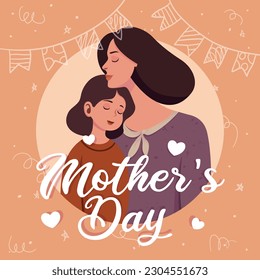 cute Mother's day vector illustration