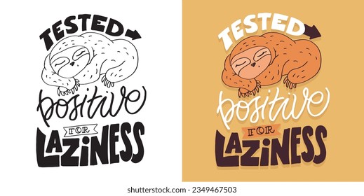 Cute motivation hand drawn doodle lettering postcard. Lettering for print, t-shirt design, tee design, mug pring, bag label