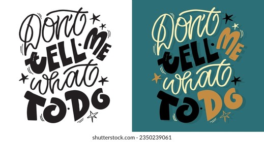 Cute motivation hand drawn doodle lettering postcard. Lettering for print, t-shirt design, tee design, mug pring, bag label
