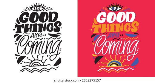 Cute motivation hand drawn doodle lettering postcard. Lettering for print, t-shirt design, tee design, mug pring, bag label