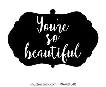 cute motivational background, illustration in vector format