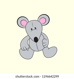 Cute mous. Illustration. For your design