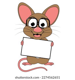 cute mouse animal cartoon graphic