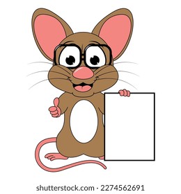 cute mouse animal cartoon graphic