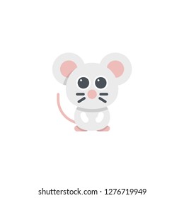 cute mouse animal vector