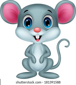 Cute mouse cartoon