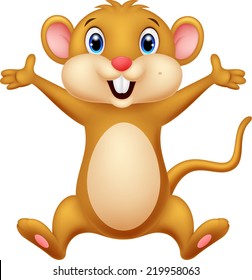 Cute mouse cartoon