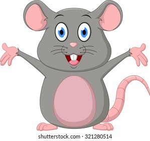 Cute mouse cartoon