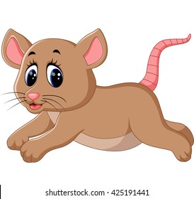 Cute mouse cartoon