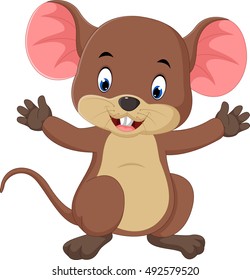 Cute mouse cartoon