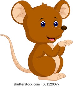 Cute mouse cartoon