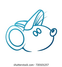Cute mouse cartoon