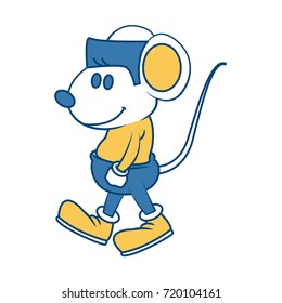 Cute mouse cartoon