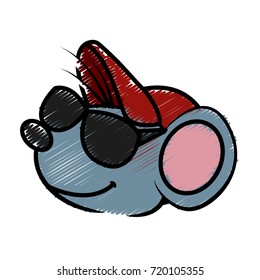 Cute mouse cartoon