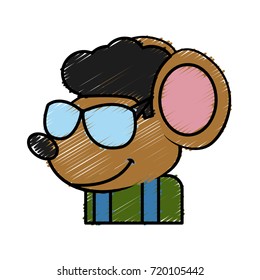 Cute mouse cartoon