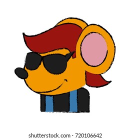 Cute mouse cartoon