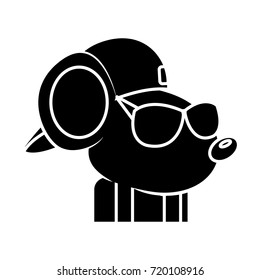 Cute mouse cartoon
