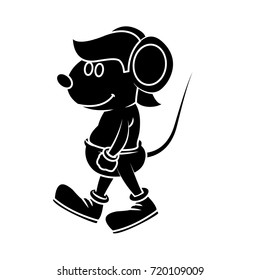 Cute mouse cartoon