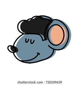Cute mouse cartoon
