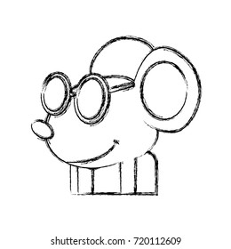 Cute mouse cartoon