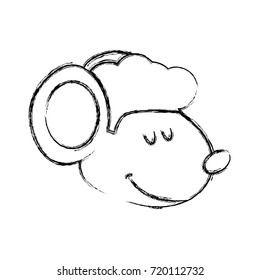 Cute mouse cartoon
