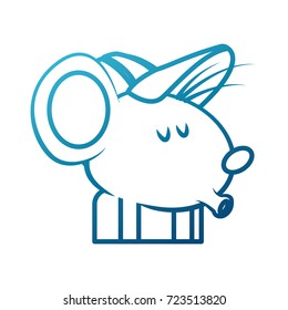 Cute mouse cartoon