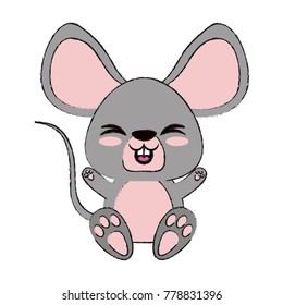 Cute mouse cartoon