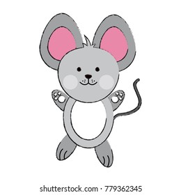Cute mouse cartoon